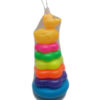 Rainbow ring animal stacking toy cartoon toy