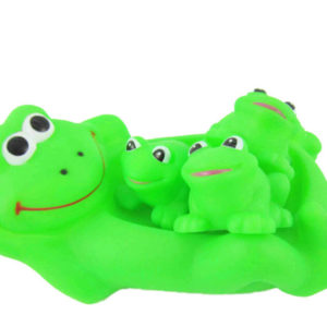 Vinyl animal toy frog family cartoon toy
