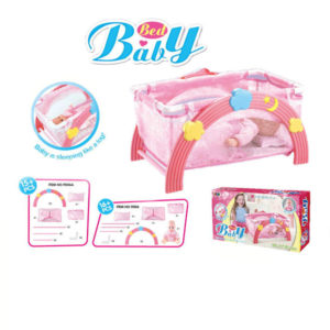 Baby bed doll toy funny game