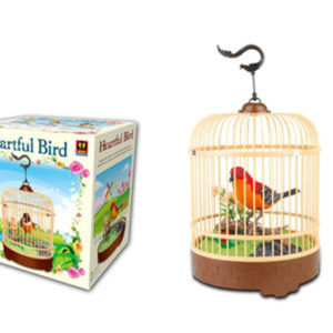 Heartful bird simulation parrot toy cartoon toy