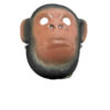 orangutan mask animal toy EVA toy