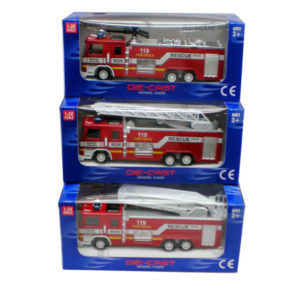 toy fire engine metal car pull back toy