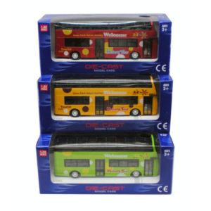 sightseeing bus vehicle toy metal toy