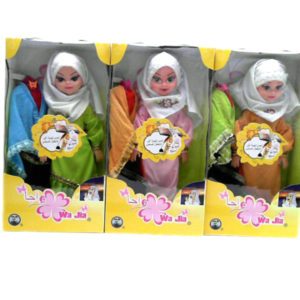 Muslim doll funny toy plastic toy