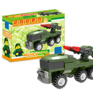 Block toy military car toy funny toy