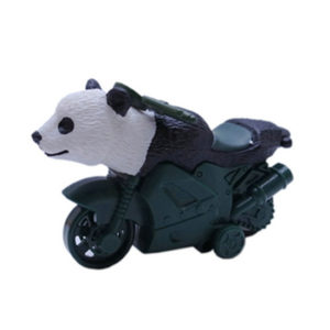 panda motorcycle giant panda toy friction motorbike