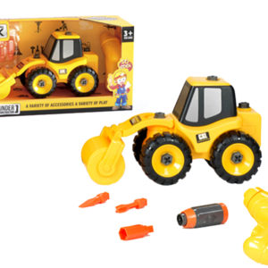 take a part vehicle electric drill tool road roller truck toy