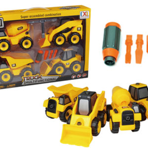 take a part truck assembly construction toy  with screw and drill
