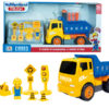 dump truck toy assembly construction take a part with tool