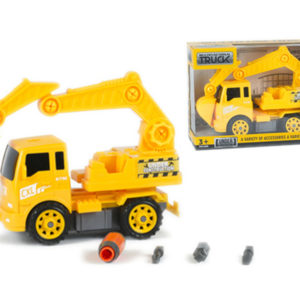 excavator truck toys assembly construction take a part toy
