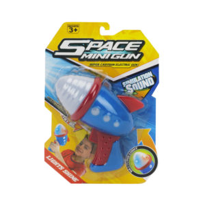 Space Mini Gun toy with sound dazzling light