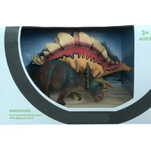 soft triceratops toy TPR Stegosaurus non toxic dinosaur figure