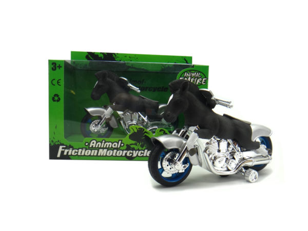 Thoroughbred Horse motorcycle toy friction motorcycle animal machine