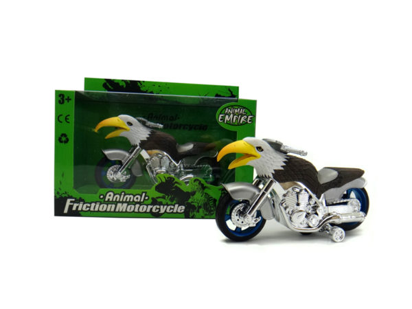 eagle motorcycle toy friction motorcycle animal machine