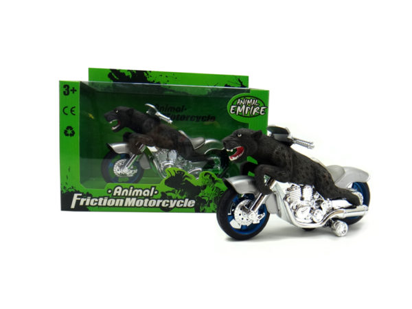 Panther motorcycle toy friction motorcycle animal machine