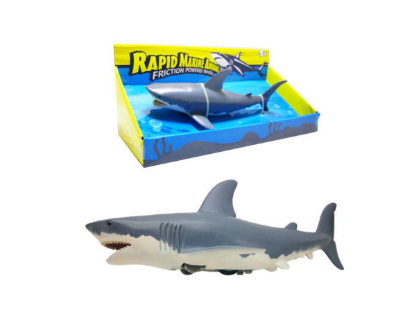 friction shark toy marine animal with wheel aqua toys