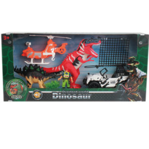 dinosaur rescure set dino playset t-rex toy for kids