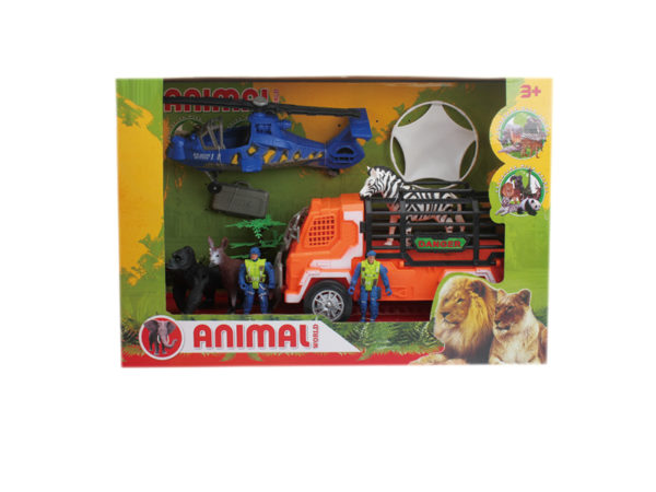 zoo animal playset animal rescue toy wild life set