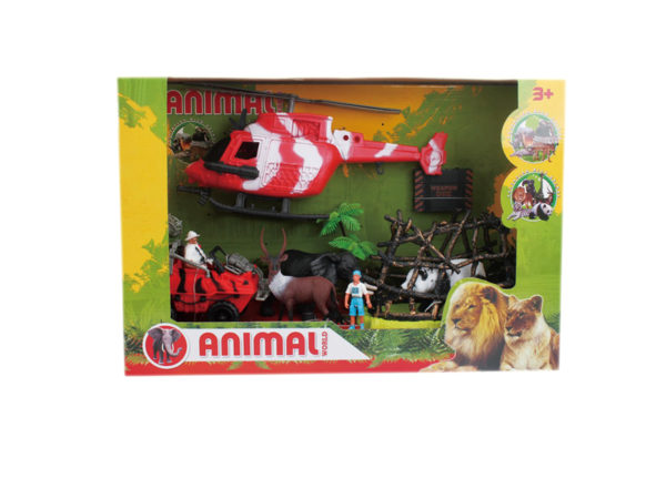 wild life play toys animal rescue set playset for kids