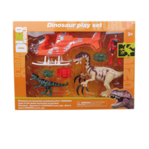 rescue dinosaur set dino play set action figures