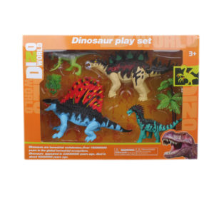 action dinosaur playset dino figures toy rescue theme set