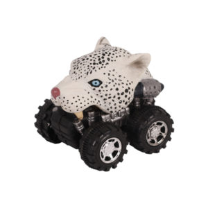 Animal Car Snow leopard animal car toy friction animal vehicles