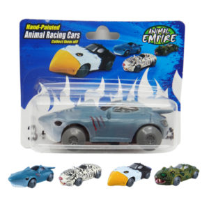Friction shark toy friction power car animal racing sports car