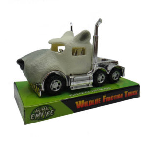 Polar bear truck toy friction truck toy animals