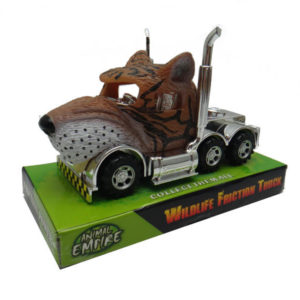 Tiger truck toy friction power vehicle toy animals