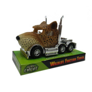 Leopard truck toy friction truck toy animal