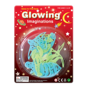 Sea world stencils glow in dark toy animal toy