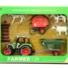 Diecast toy farmer car metal vehicle toy