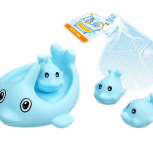 Dolphin set vinyl toy baby bath toy set