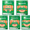 Toy beard funny mustache toy green mustache