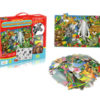 Puzzle game animal world DIY toy