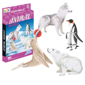 Antartica animals puzzle 3D puzzle toy intelligent toy