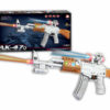 Submachine gun battery option toy shooter toy