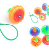 Top with light spinning top plastic top toy