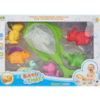 Bath toy set animals toy fish net toy