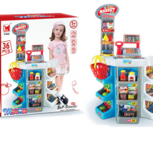 Supermarket set plastic toy cute toy