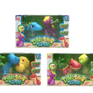 Vinyl toy dinosaur toy with BB whistle animal toy