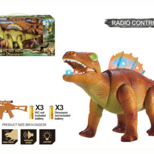 R/C infrared ray toy dinosaur with light and sound animal world