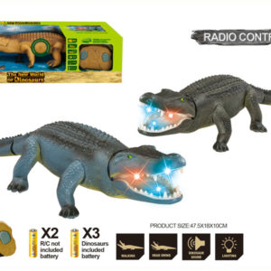 R/C crocodile toy crocodile with light and sound animal toy