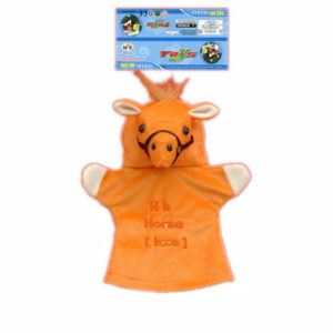 Horse glove toy 9inch animal glove cartoon toy