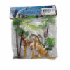 Animal toy with tree wild animal world Toy animal set