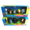 cartoon vinyl animals 5pcs toy animal funny toy