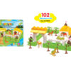Block toy animal block educational toy