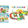 Block track train toy intelligent toy Electric track toy