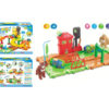Block track train toy intelligent toy Electric track toy