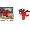 red dinosaur toy battery option toy animal toy